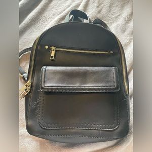 Gap small leather backpack